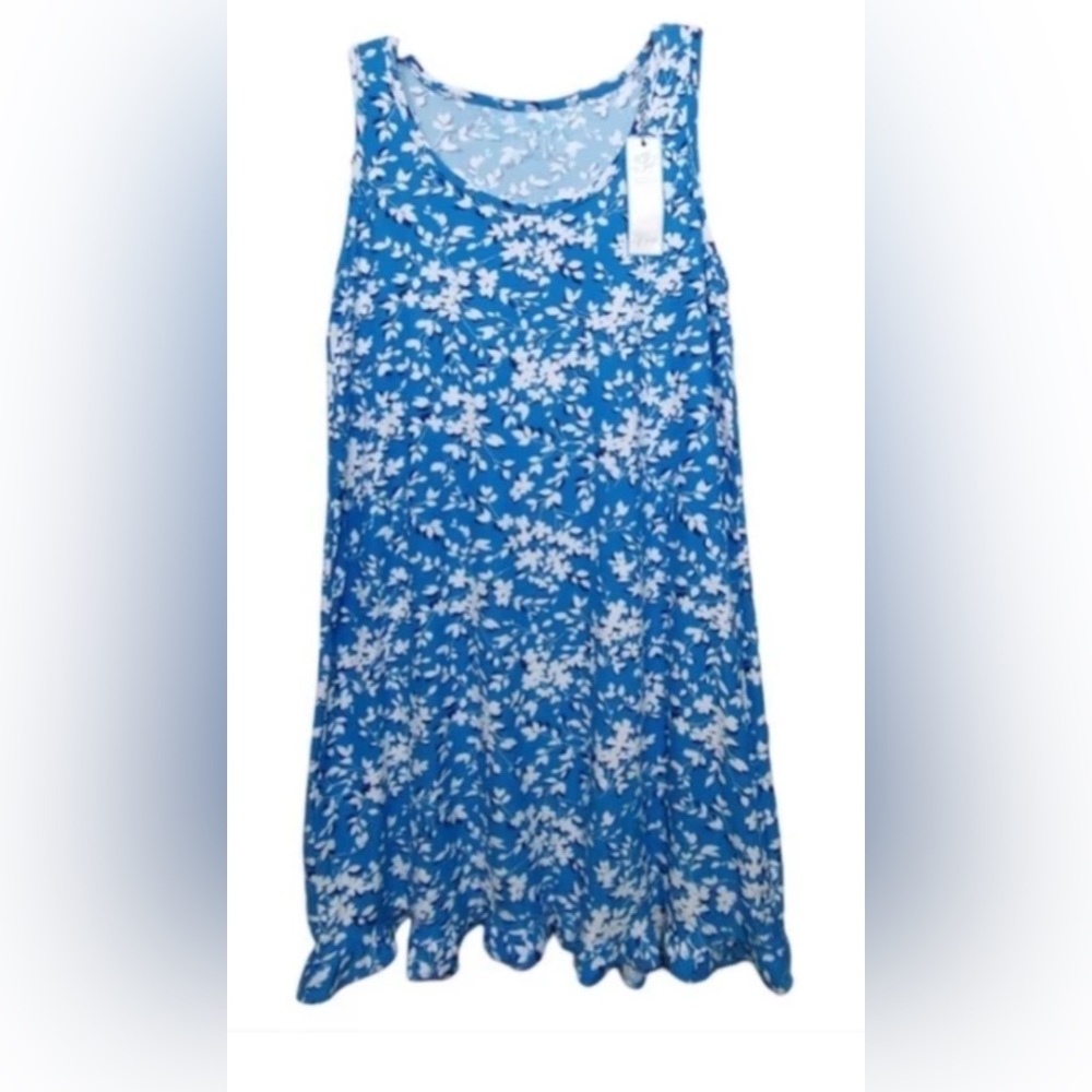 Draper James Women's Floral Ruffle Hem Sleep Gown